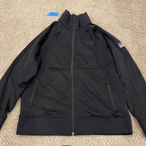 Men’s North Face zip up jacket - size large
